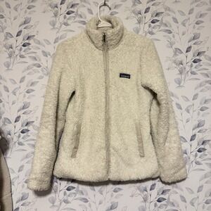 Patagonia Jacket White Women's Small Los Gatos Full Zip Outdoor Hiking Sz Small
